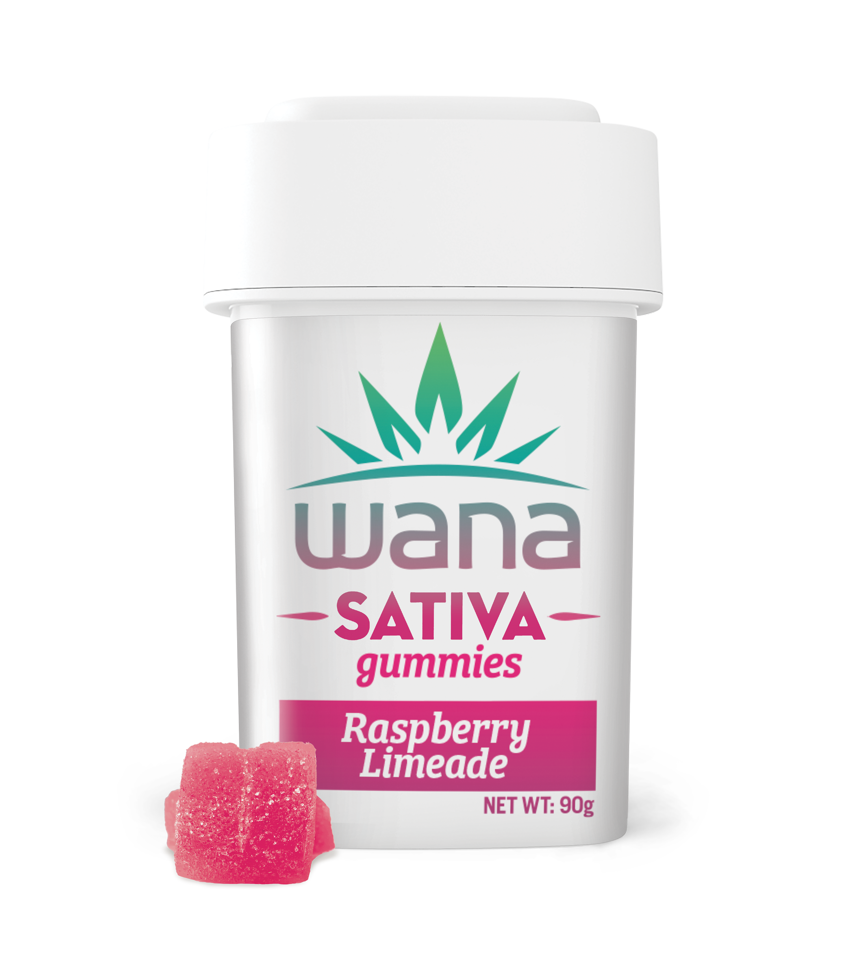 Photograph of product: 200MG WANA CLASSIC RASPBERRY LIMEADE