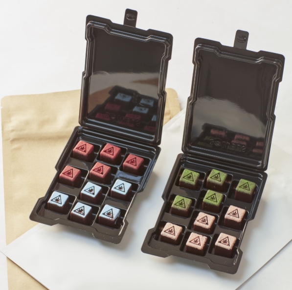 Photograph of product: Assorted Fruit Flavored Chocolate | Canna Combo | Chocolate | 20 x 5mg