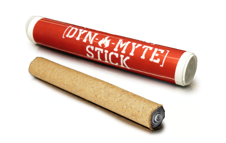 Photograph of product: Infused Pre-roll - Napalm - Dynamite Stick (H) - 2g