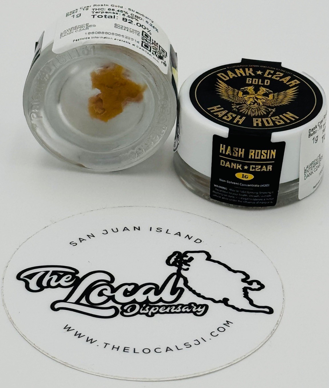 Photograph of product: Strawberry Beltz Gold Rosin