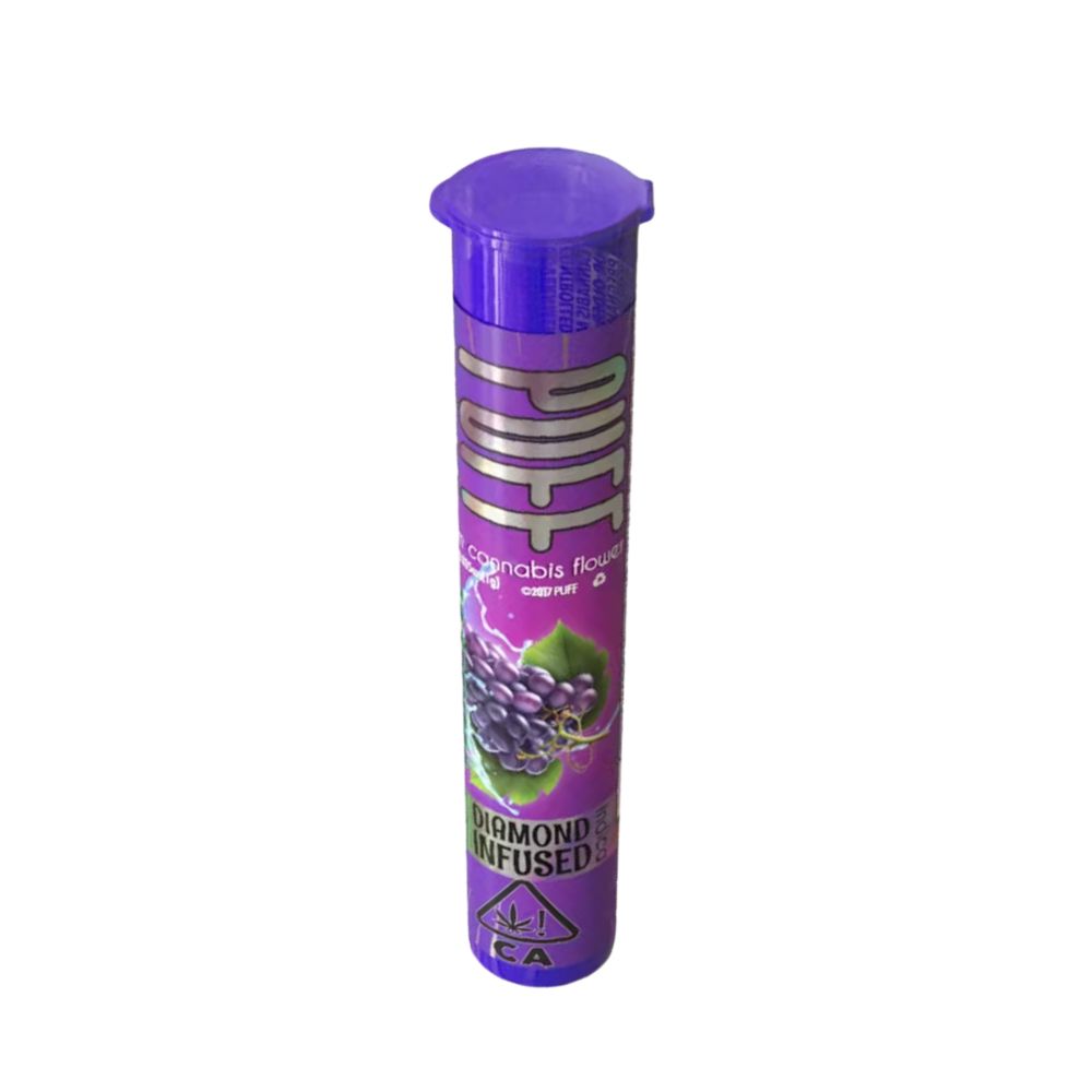 Photograph of product: GRAPENESS DIAMOND INFUSED PREROLL 1G - PUFF