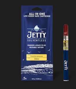 Photograph of product: Jetty | Frozen Bananas | Solventless | AIO
