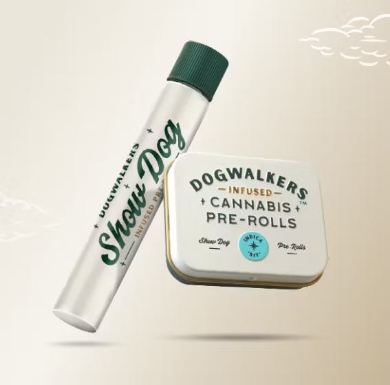 Photograph of product: Dogwalkers | White Fire OG (Play) | Infused Pre Roll | 1g