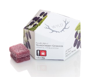 Photograph of product: 100mg 10pc Marionberry - Gummies - Wyld