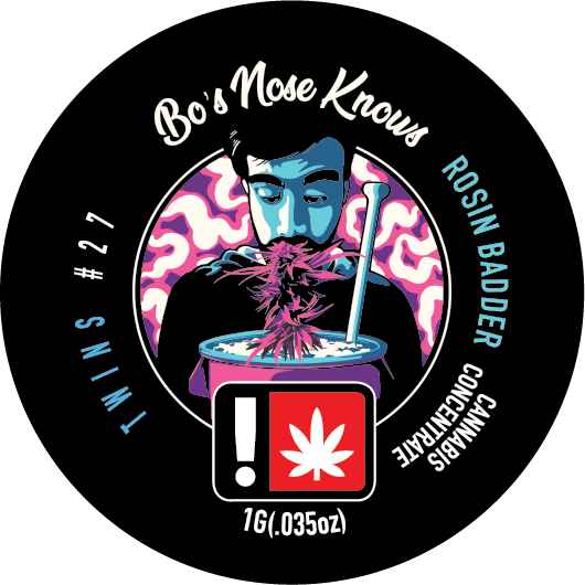 Photograph of product: Bo's Nose Knows - Twins #27 (I) - Full Spectrum Rosin 1g