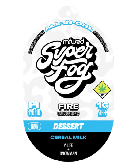 Photograph of product: Cereal Milk FIRE Liquid Diamond Disposable | 1g