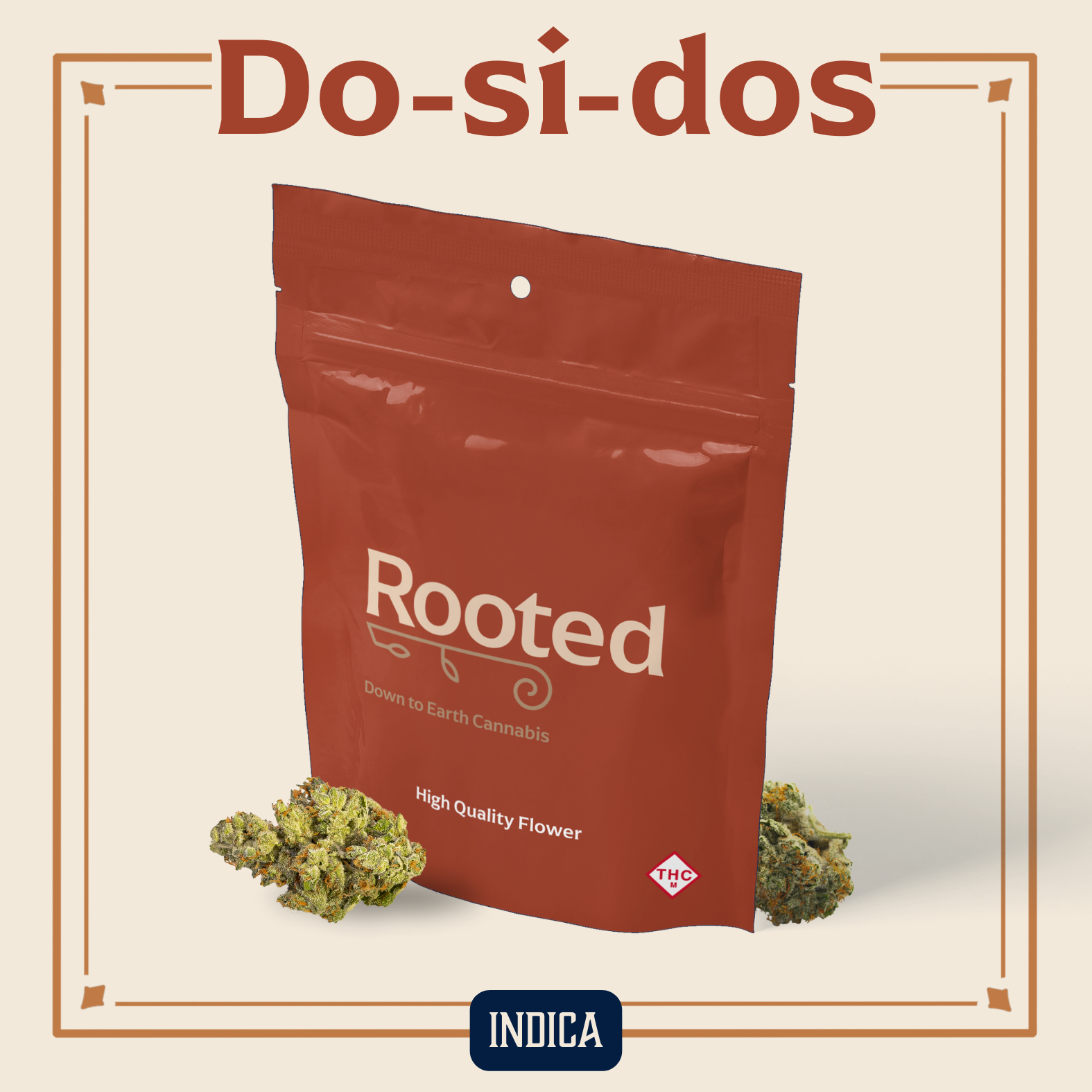 Photograph of product: Rooted - Do-Si-Dos - Deli Flower - 84g