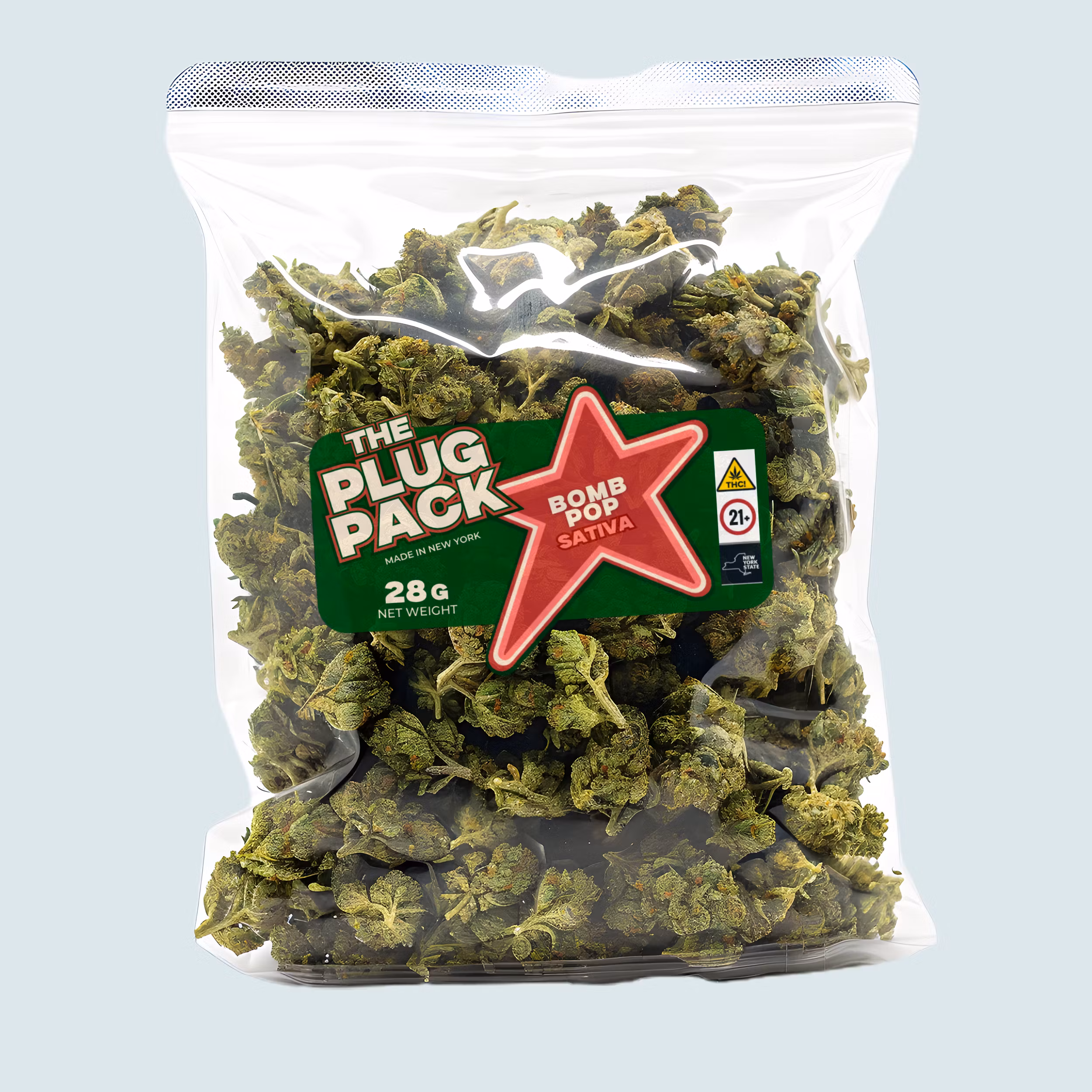 Photograph of product: Plug Pack - Flower - Bomb Pop - 28g