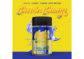 Photograph of product: Cheech & Chong | High, Man | Cryo Infused Pre-roll Pack x 6 (3g) | Oui'd