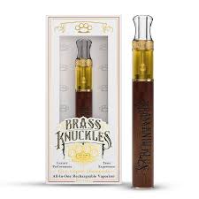 Photograph of product: Brass Knuckles Gas Face Live Liquid Diamonds AIO Vape