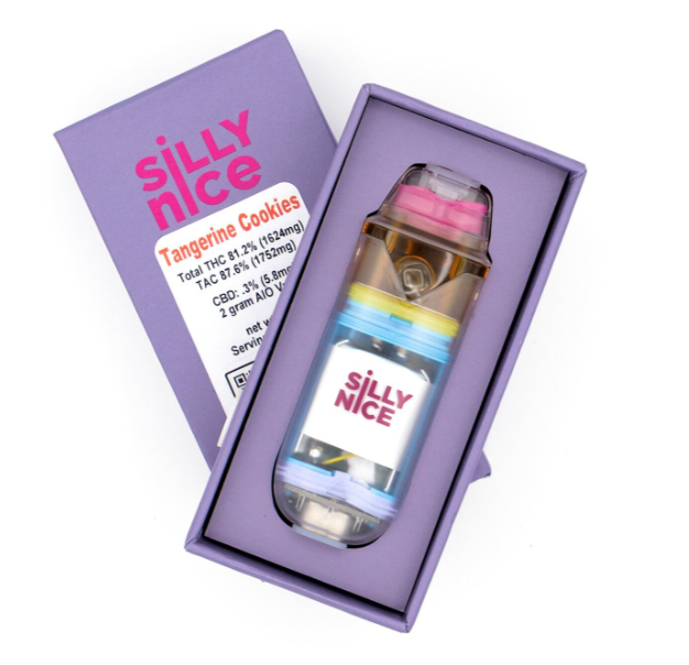 Photograph of product: Silly Nice - Tangerine Cookies - AIO - 2g