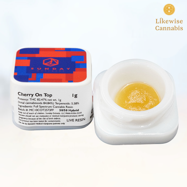 Photograph of Product: CHERRY ON TOP 1G LIVE RESIN