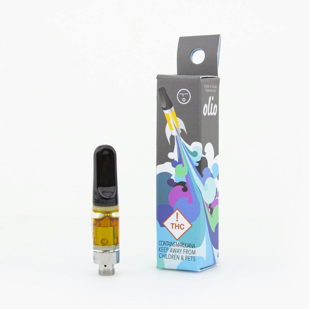 Photograph of product: Olio Live Resin Cartridge 1g - Rainbow Angle