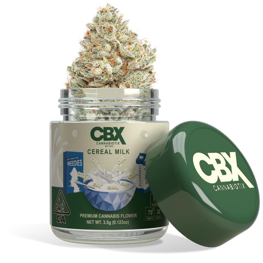 Photograph of product: CBX - FLOWER - - HYBRID - CEREAL MILK - 3.5g