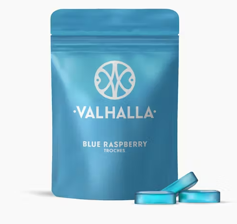 Photograph of product: Blue Raspberry Troches | 10ct/10mg