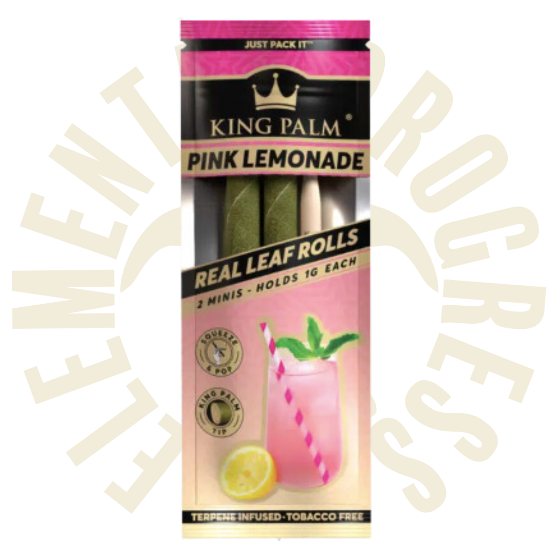 Photograph of product: OK Wholesale - KING PALM HEMP WRAPS - PINK LEMONADE