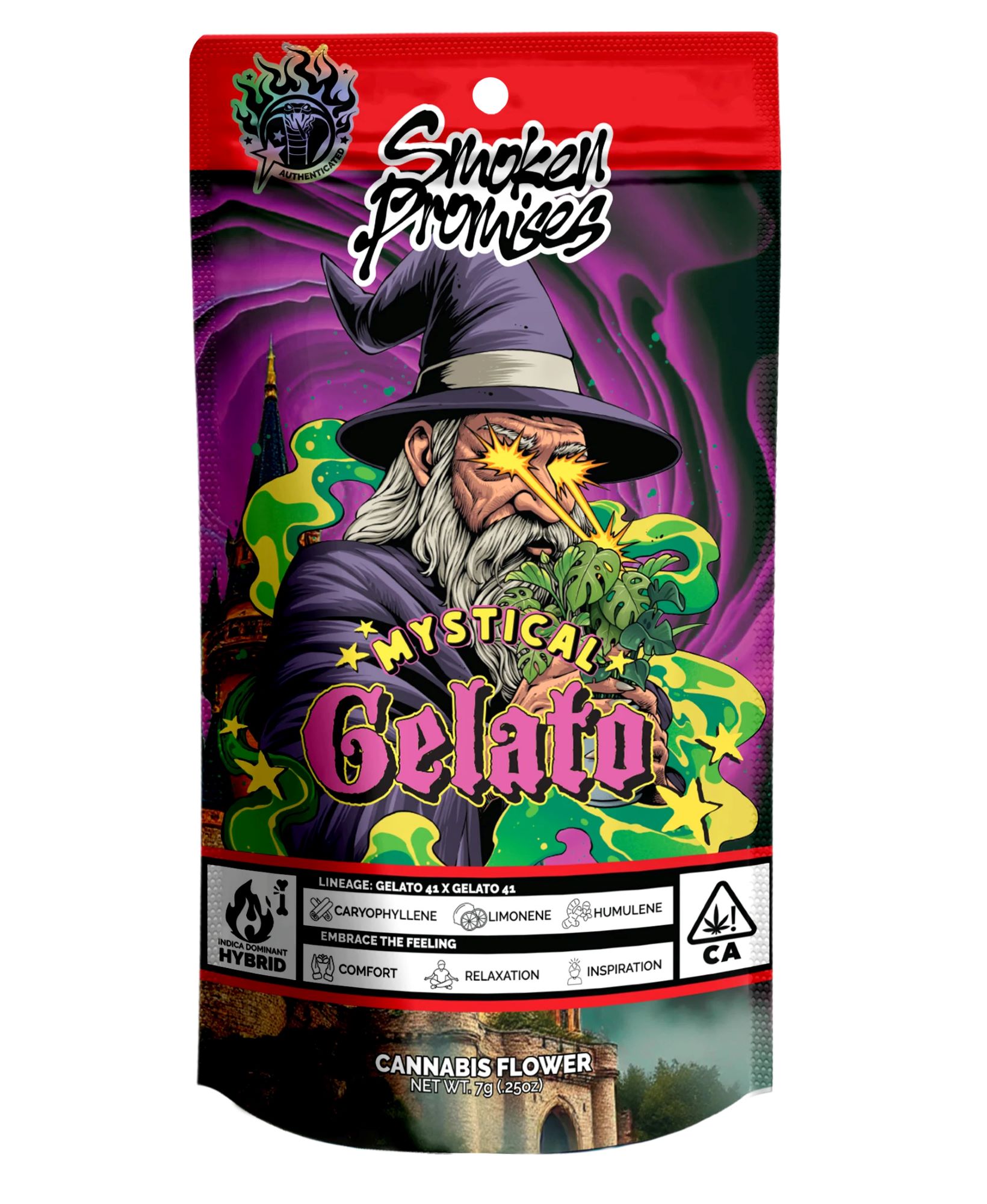 Photograph of product: SMOKEN PROMISES: MYSTICAL GELATO 7G