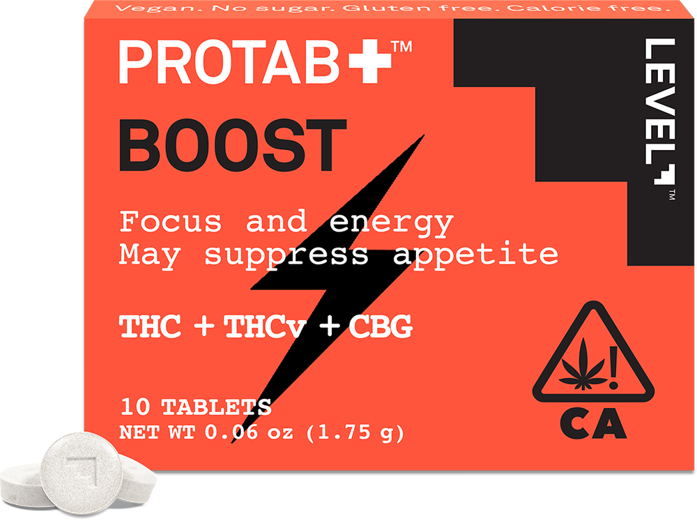 Photograph of product: Level | Protab | Boost | Focus & Energy | 5 TH-oui Tablets