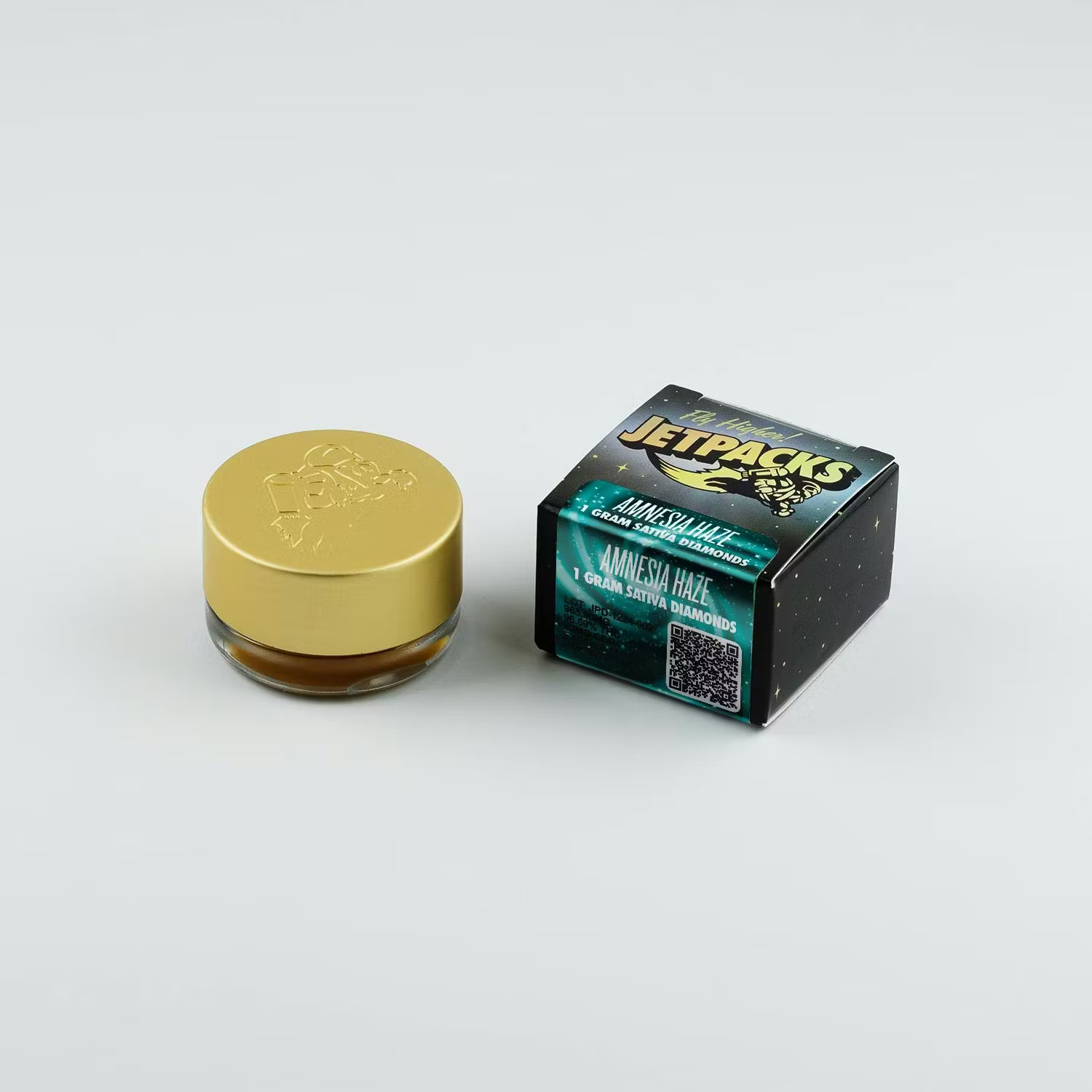 Photograph of product: Jetpacks - Amnesia Haze - 1g Diamond Concentrate