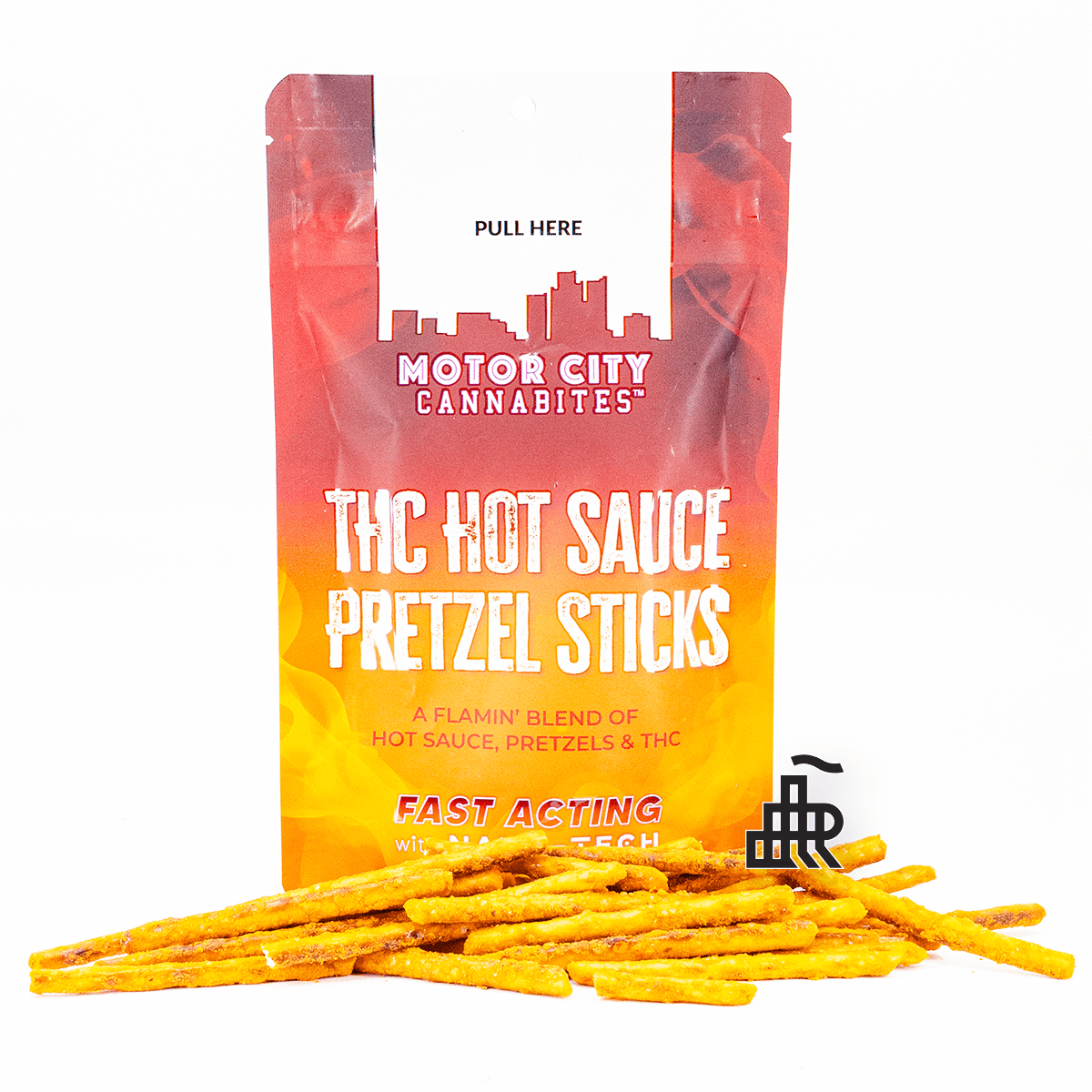 Photograph of product: Hot Sauce Pretzels | Fast Acting