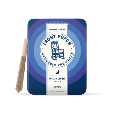 Photograph of product: FRONT PORCH - MOONLIGHT Oui'd INFUSED PRE-ROLLS (5PK) (2.5G) (I)