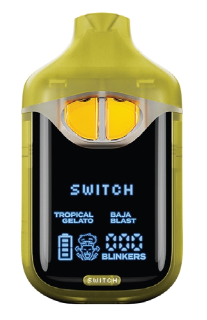 Photograph of product: BOUTIQ | Live Liquid Diamonds Dual Flavor Disposable | H/Tropical Gelato x H/Baja Blast | 2g