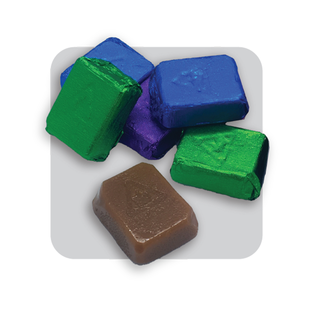 Photograph of product: Full Bloom - Caramels 100MG