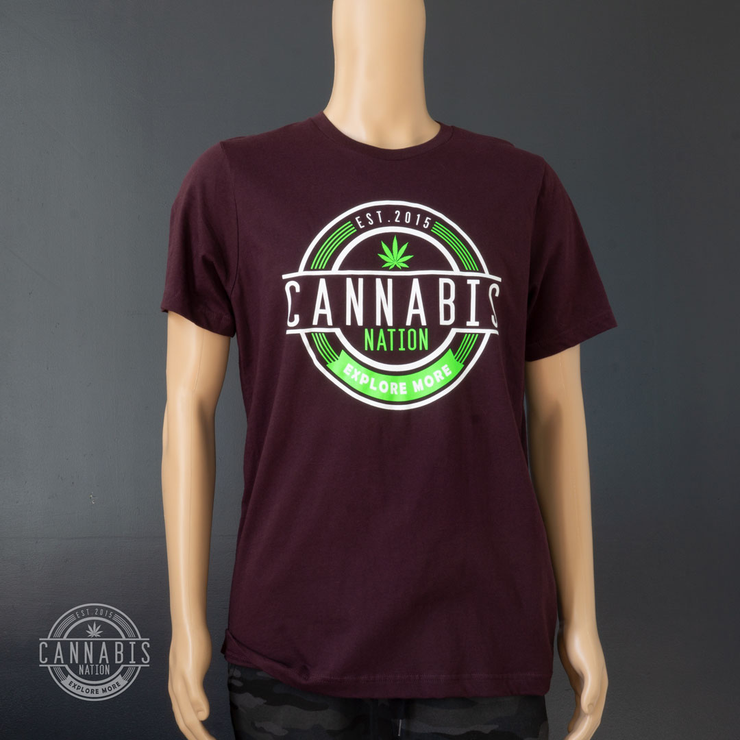 Photograph of product: Logo Shirt | Oxblood Black