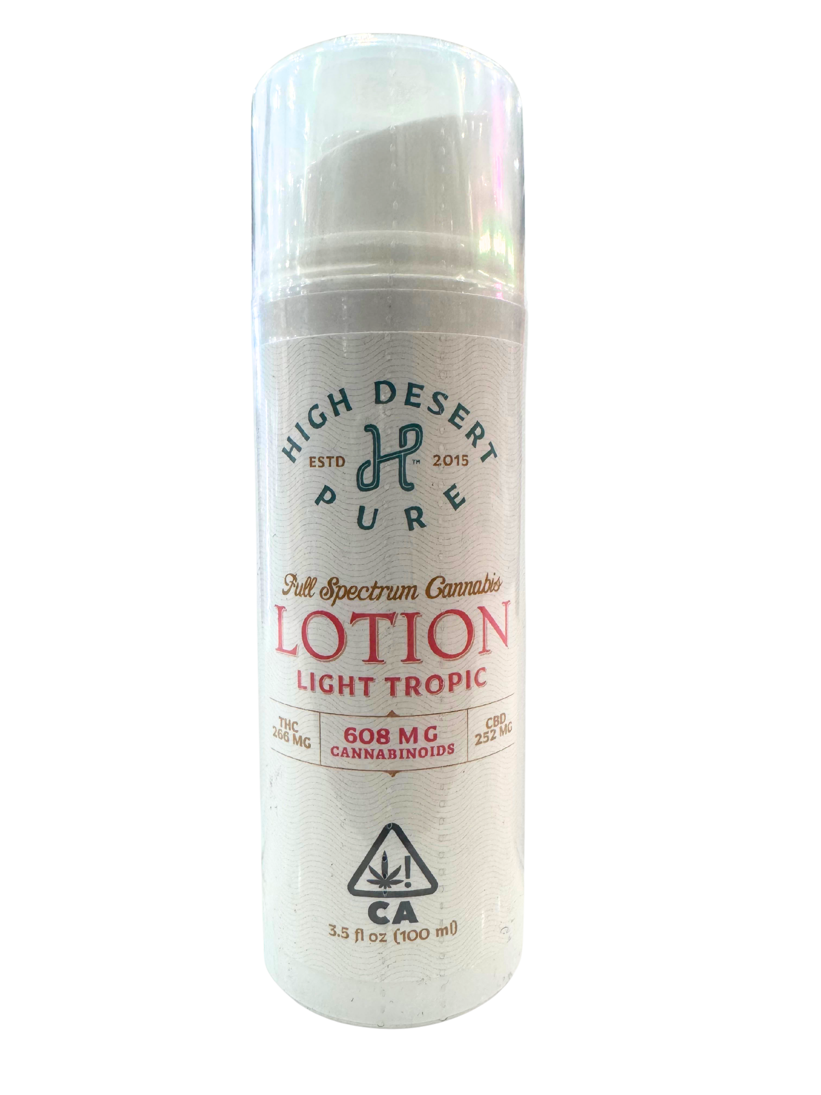 Photograph of product: High Desert Pure 1:1 Light Tropic Lotion 266MG