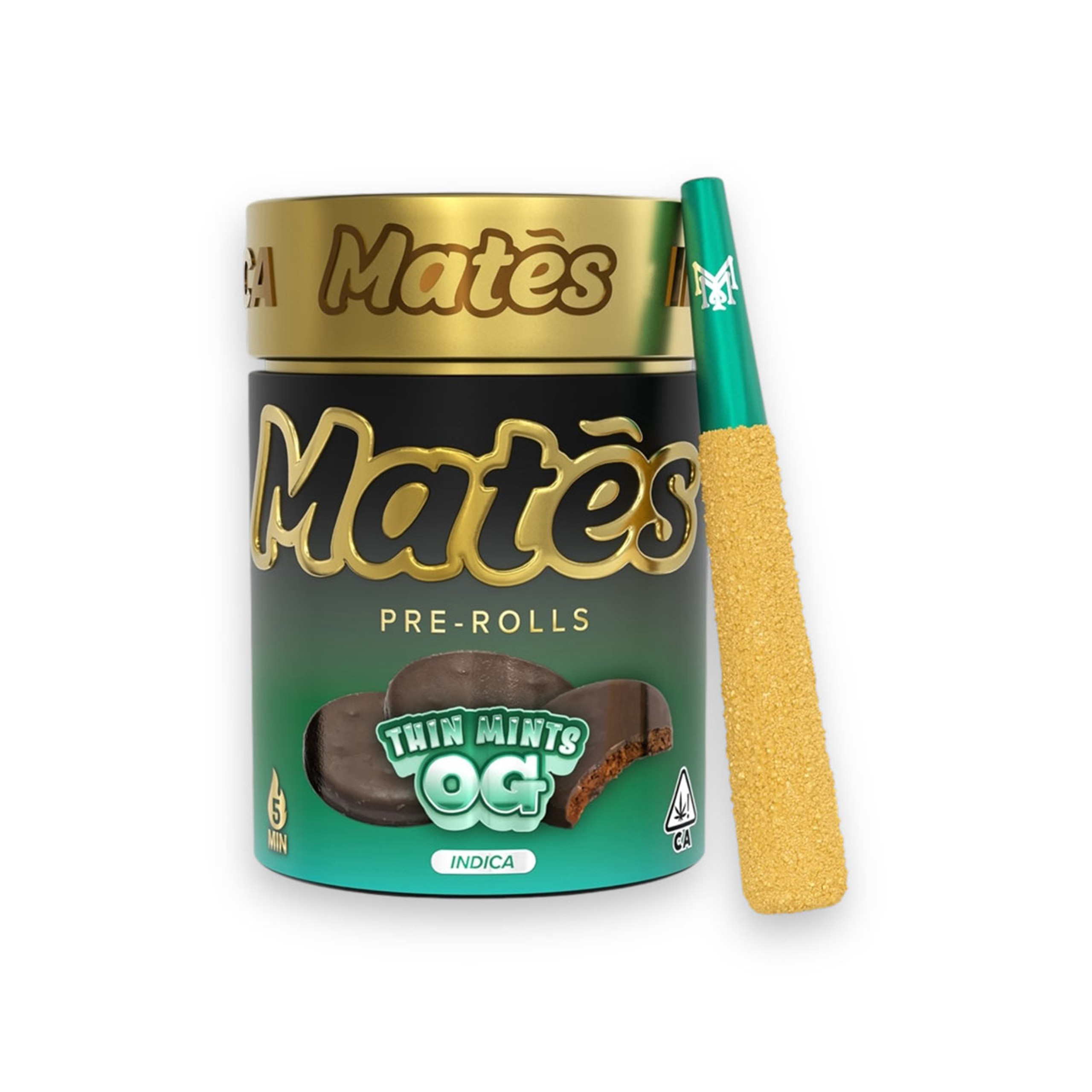 Photograph of product: MUHA MEDS MATES | THIN MINT OG - INFUSED PRE ROLL 5PK Oui'd