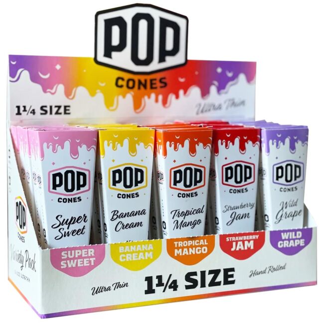 Photograph of product: Ultra Thin Flavored 1 1/4 Cones | 6pk
