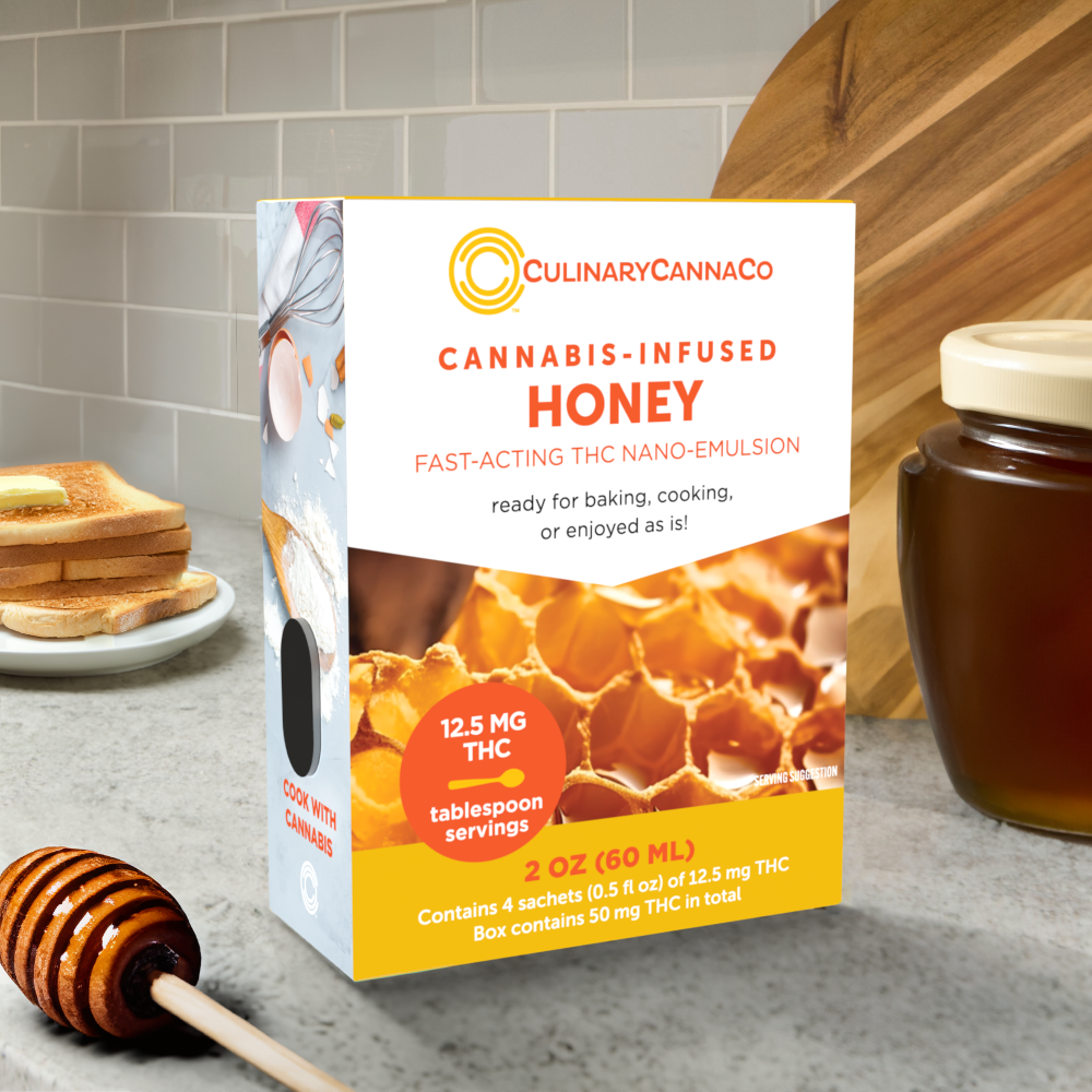 Photograph of product: Culinary CannaCo | Honey 8pk | 100mg