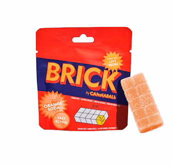 Photograph of product: Orange Soda | Cannabals Brick | ( 100mg )