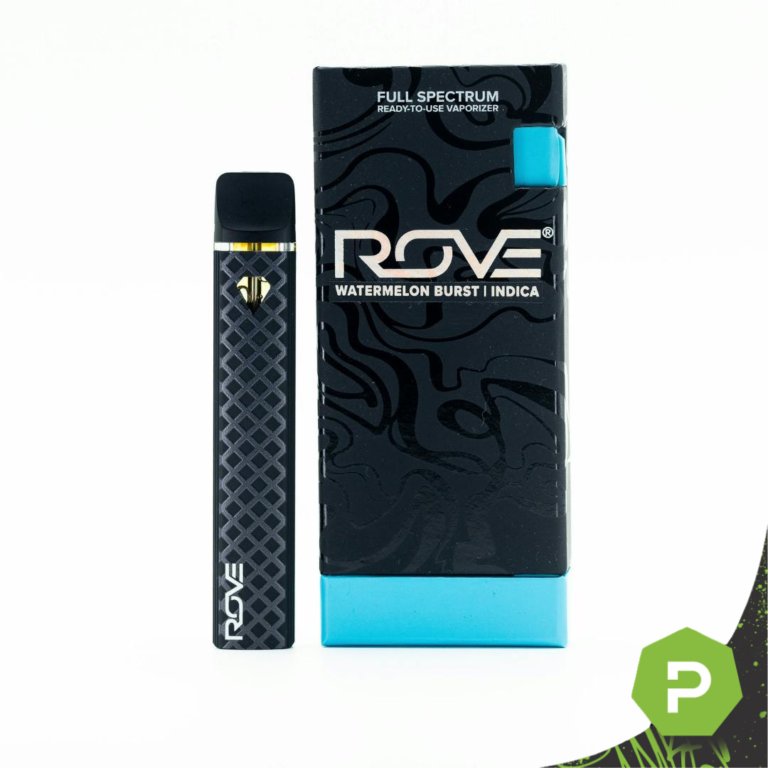 Photograph of product: ROVE Live Resin Diamonds Disposable | Watermelon Burst