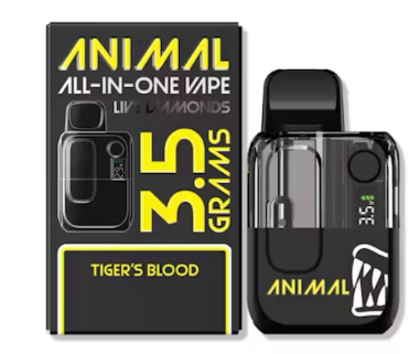 Photograph of product: ANIMAL | 3.5g Live Diamonds Disposable | Tigers Blood