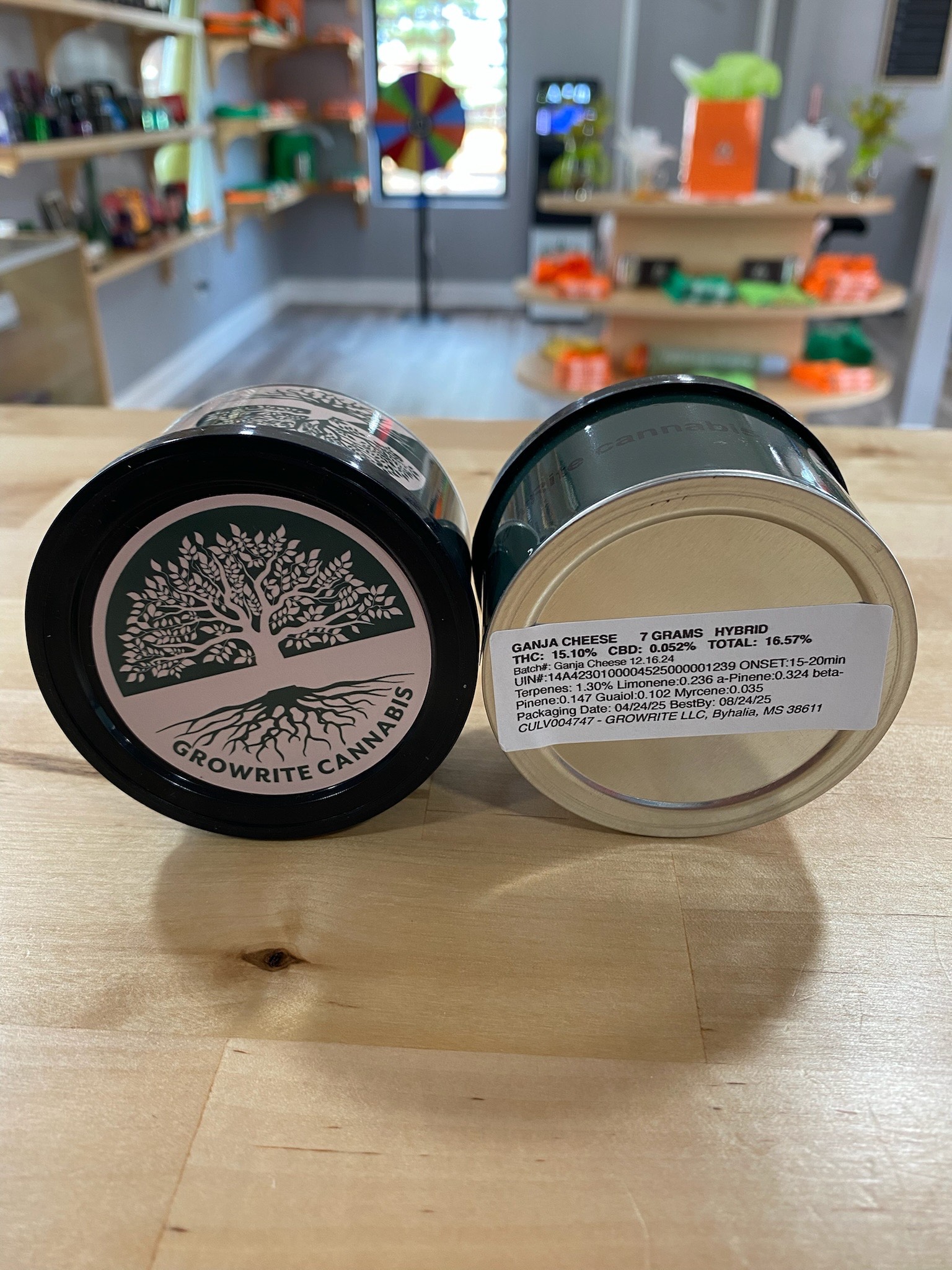 Photograph of product: GroWrite Ganja Cheese - 7g