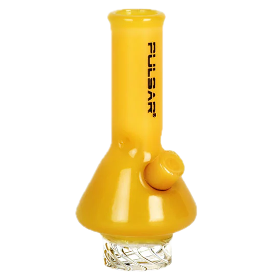 Photograph of product: Beaker Vortex Carb Cap (Opaque Tan Glass)