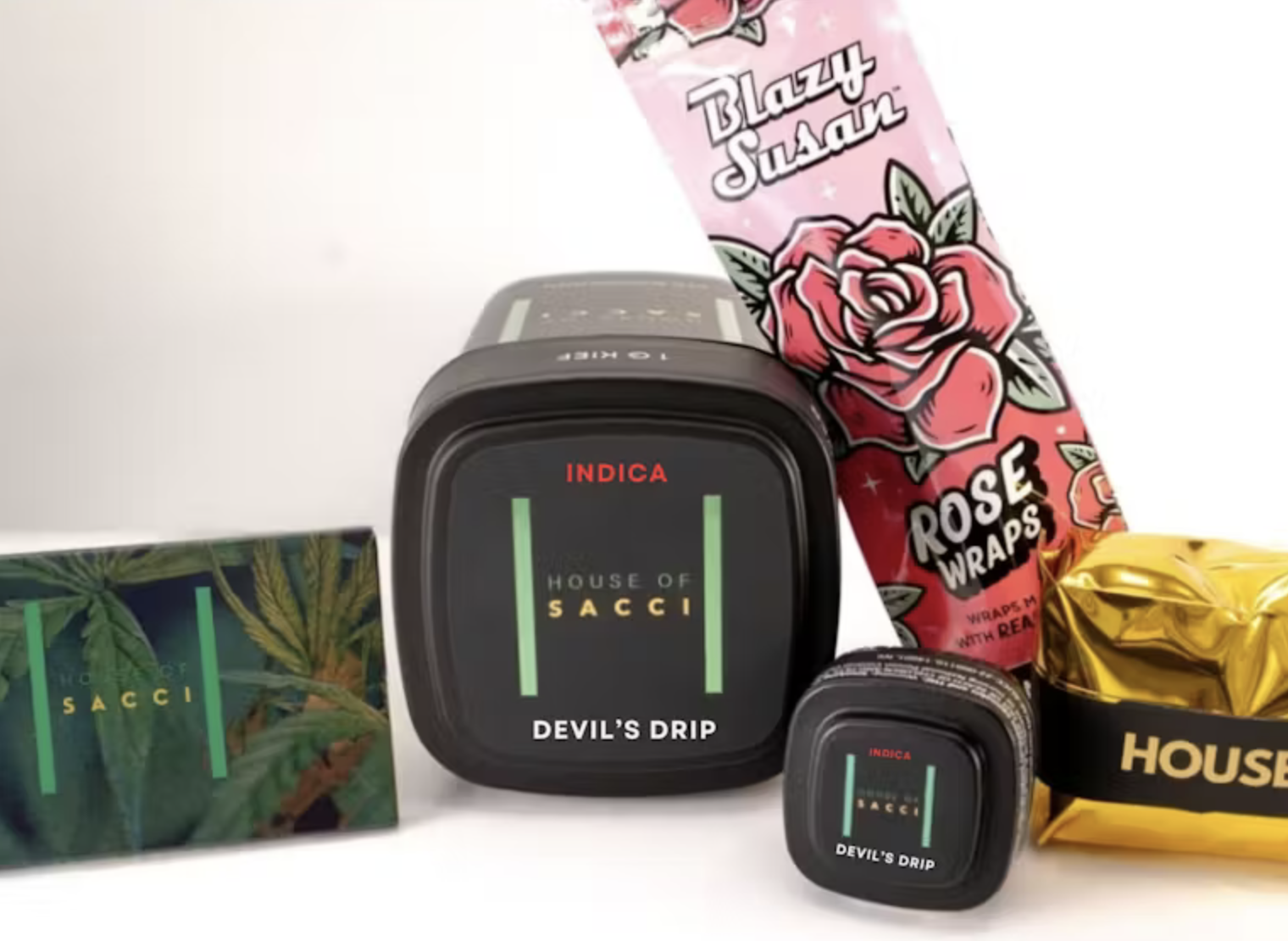 Photograph of product: House of Sacci - Devils Drip House Party Pack - (Ground) - 28g