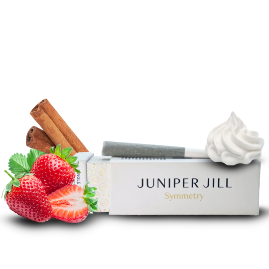 Photograph of product: Juniper Jill | Symmetry: Doughnut Voodoo | Single Pre-Roll