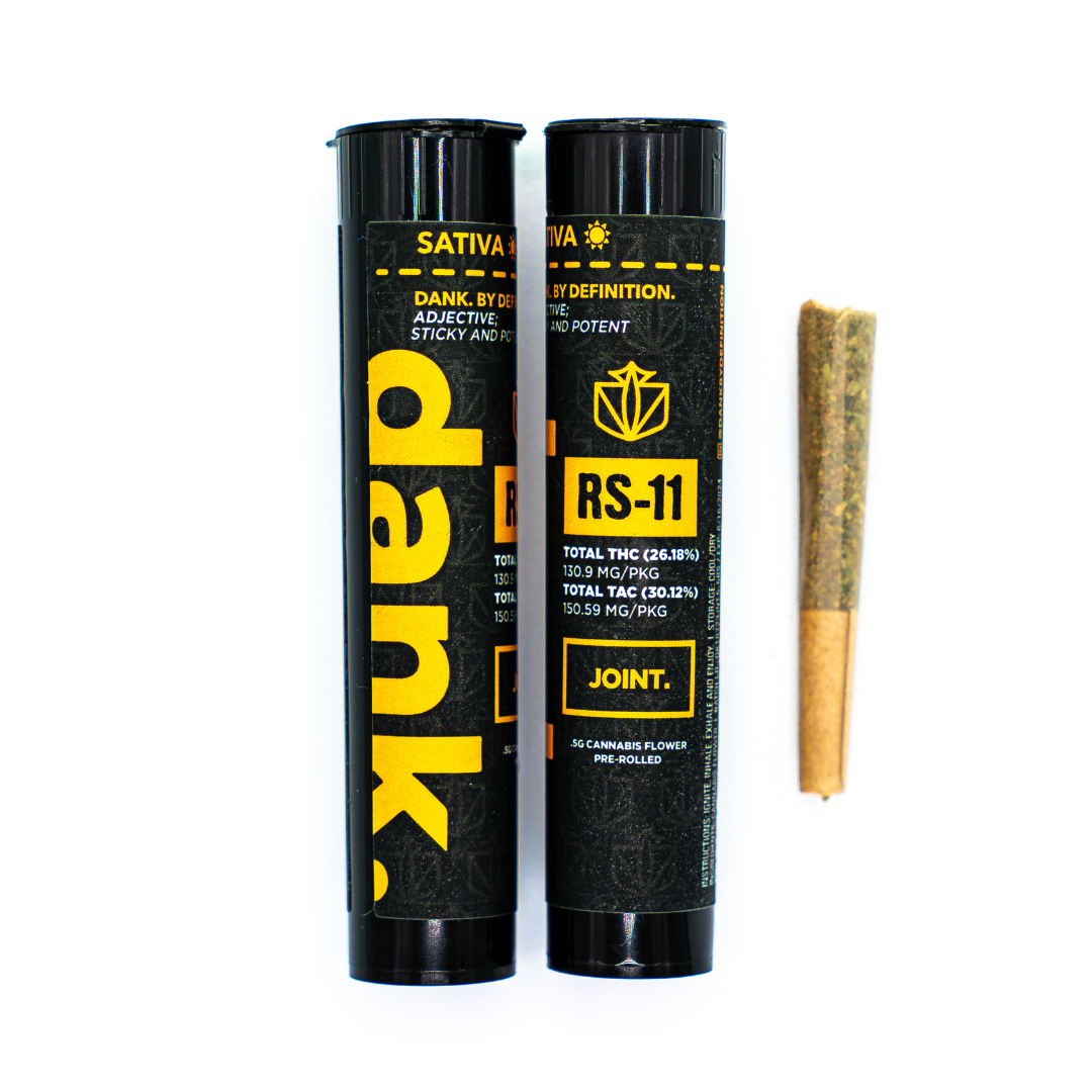 Photograph of product: Dank - Papaya Cake Pre-Roll Joint - .5g
