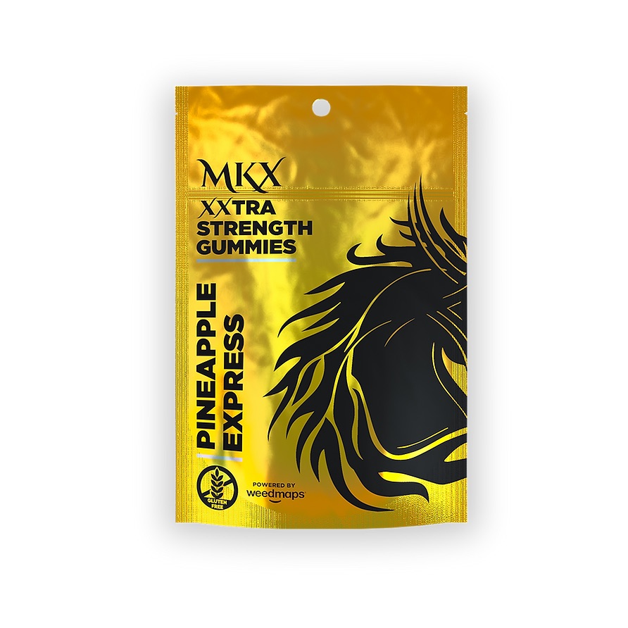 Photograph of Product: AU MKX: Strawberry Kush Super Sour 200mg Gummies