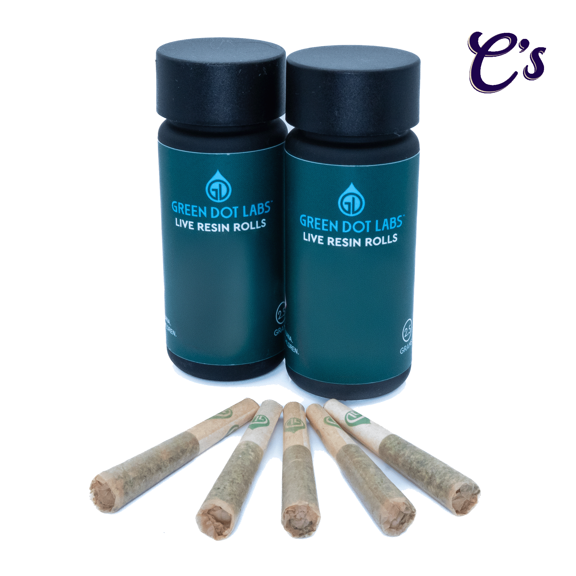 Photograph of product: Green Dot | BL Live Resin Mini Roll Pack | Picasso + Picasso 3.5g