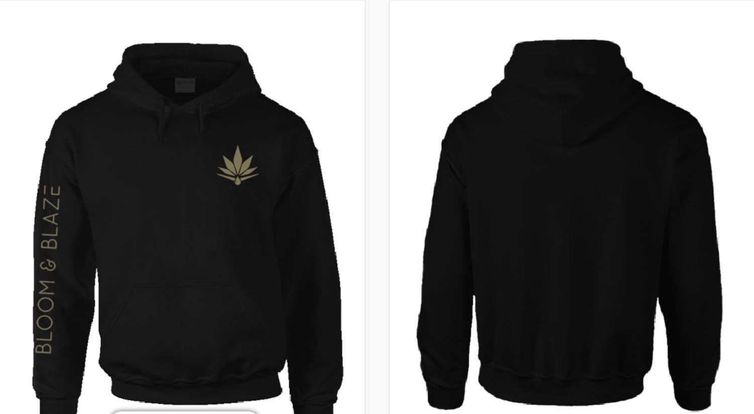 Photograph of Product: Casual Black Hoodie