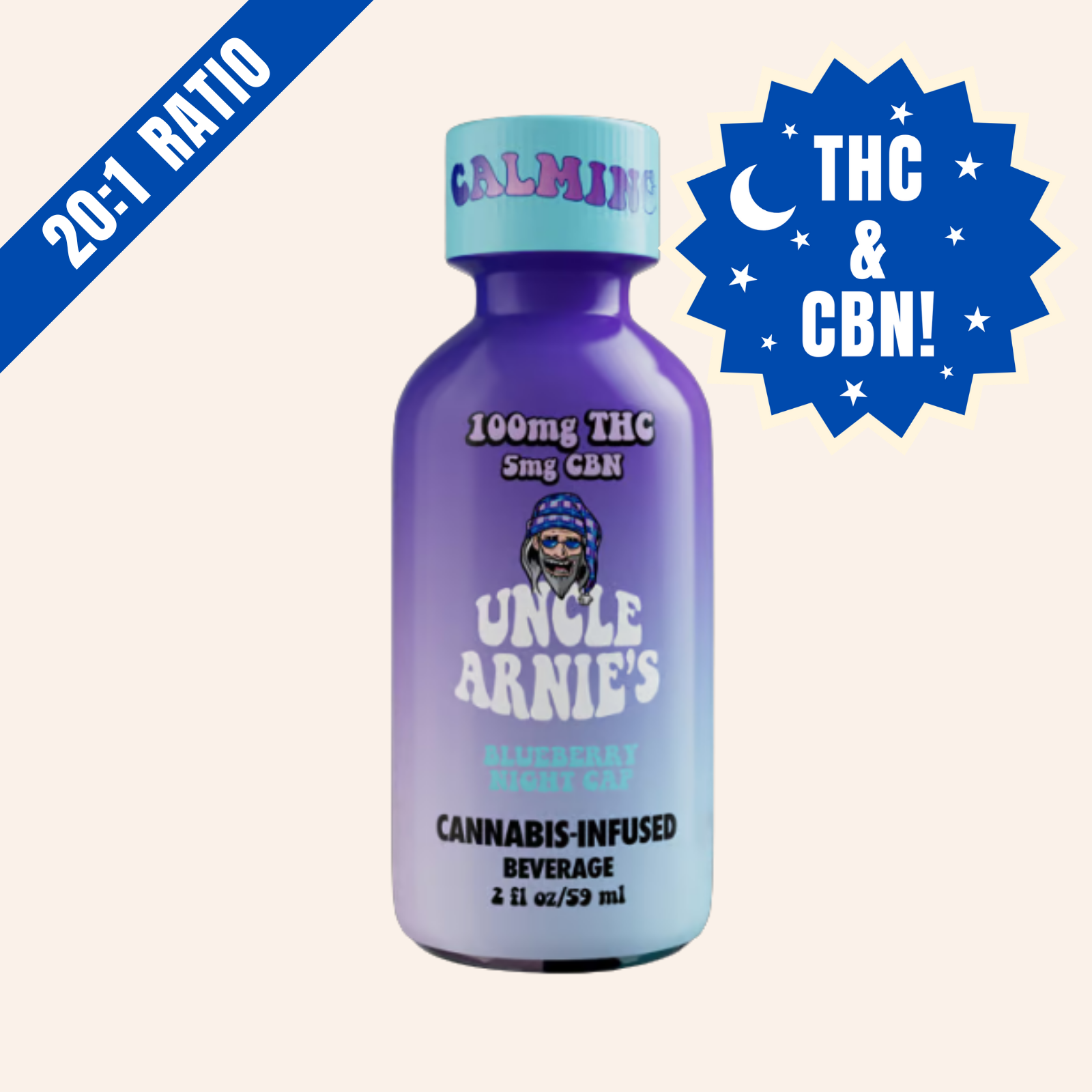 Photograph of product: BLUEBERRY NIGHTCAP | 100MG 2oz