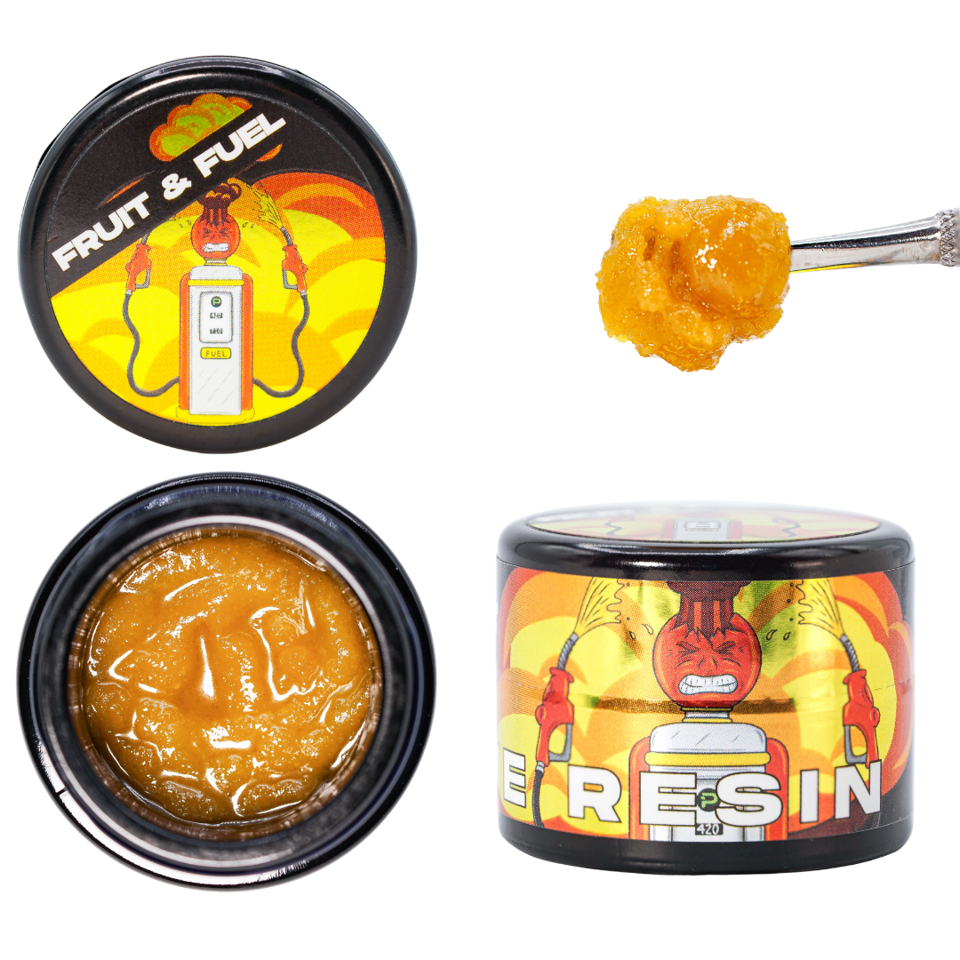 Photograph of product: Fruit & Fuel - Live Resin Baller Jar - Electric Peanut Butter Cookies (3.5g)