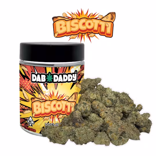 Photograph of product: Dab Daddy | Flower H | Biscotti - 28g