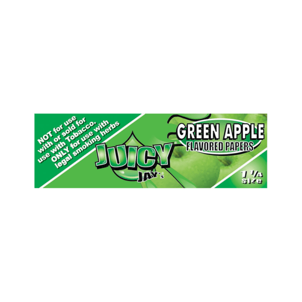 Photograph of product: Juicy Jay's Green Apple Rolling Papers 1 1/4"
