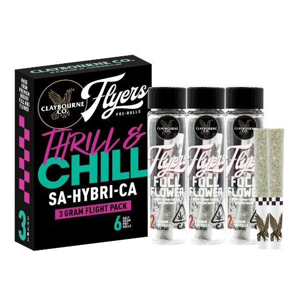 Photograph of product: THRILL AND CHILL (S/H/I) 6PK PREROLLS