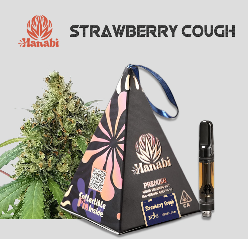 Photograph of product: HANABI - HANABI PREMIER CARTRIDGE STRAWBERRY COUGH