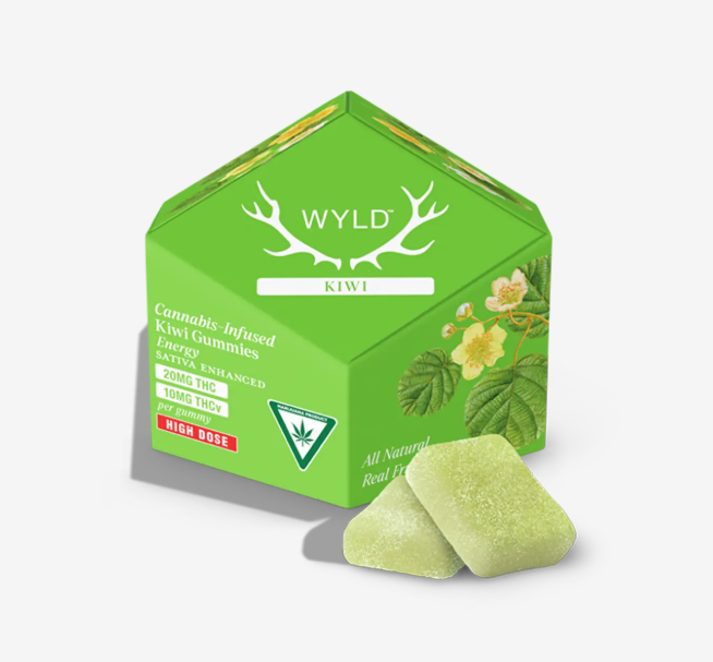 Photograph of product: Kiwi - 2:1 THC:THCv - Gummies - 200mg